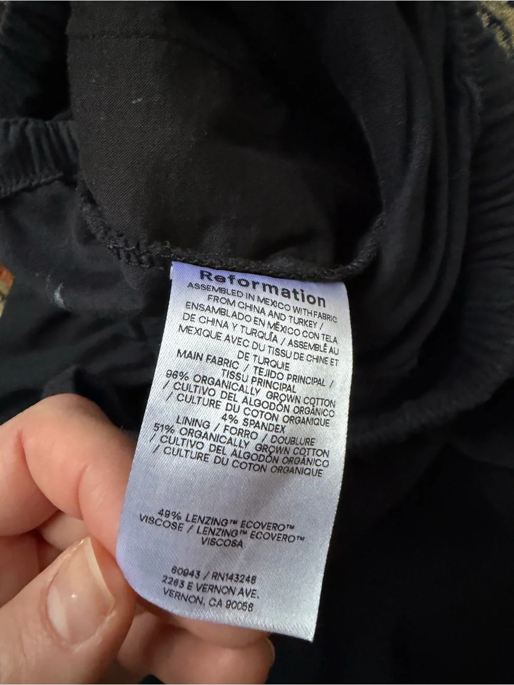 Reformation cotton poplin